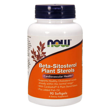  Now Foods Beta-Sitosterol Plant Sterols 90 Softgels 