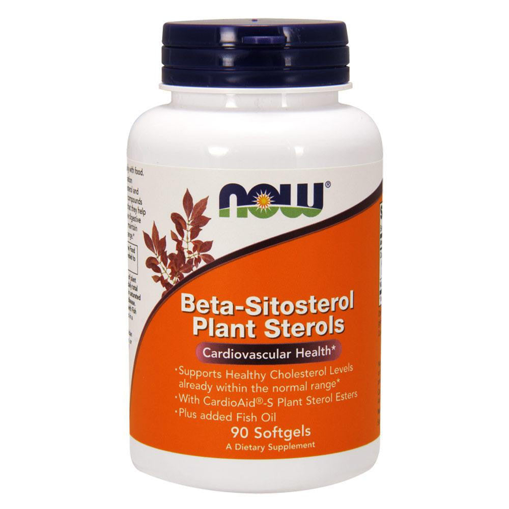  Now Foods Beta-Sitosterol Plant Sterols 90 Softgels 
