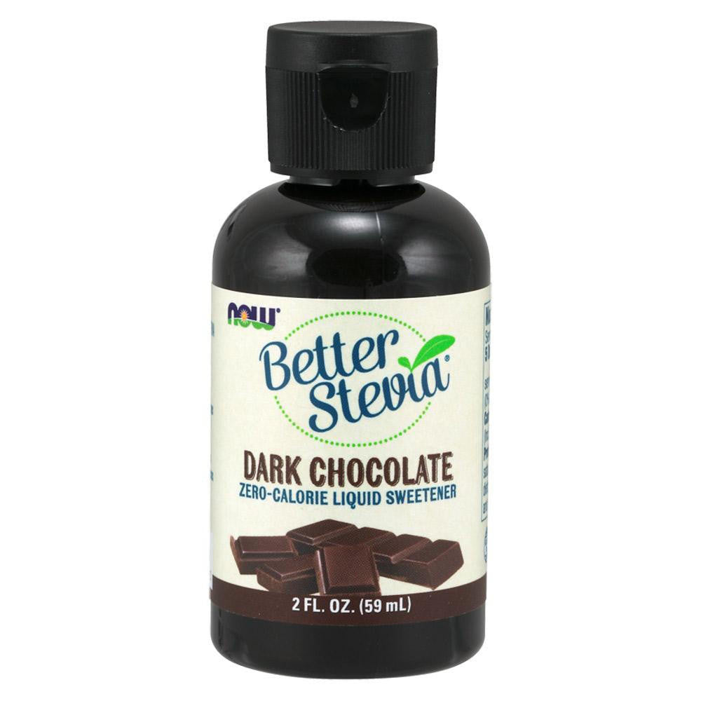  Now Foods Better Stevia Dark Chocolate Liquid 2 Oz 