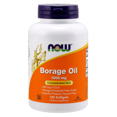  Now Foods Borage Oil 1000 Mg 120 Softgels 