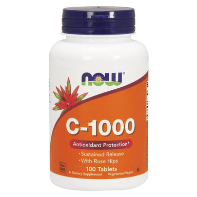  Now Foods C-1000 Sustained Release 100 Tablets 