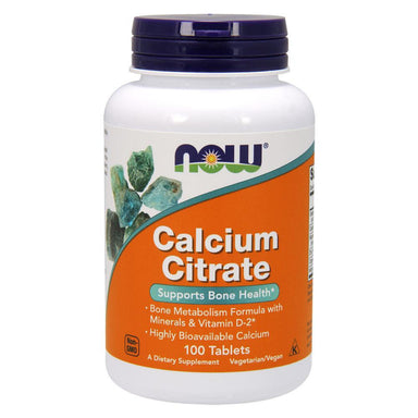  Now Foods Calcium Citrate with Minerals 100 Tablets 