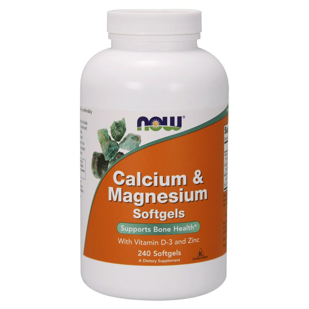  Now Foods Calcium Magnesium 240 Softgels 