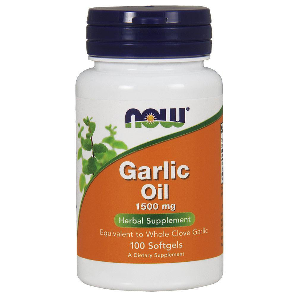  Now Foods Garlic Oil 1500 Mg 100 Softgels 