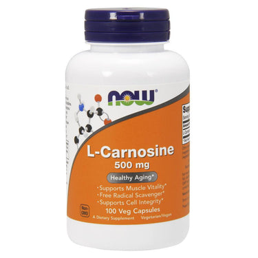  Now Foods Carnosine 500mg 100 Vege Caps 