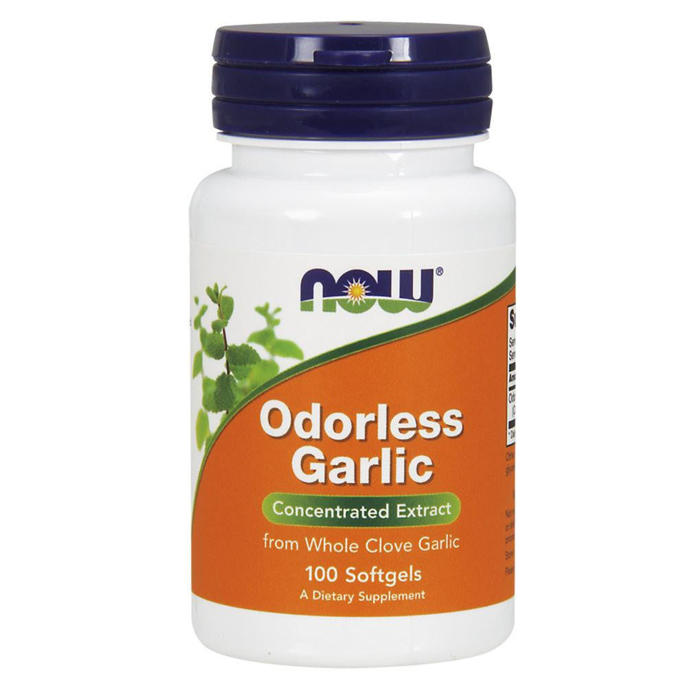  Now Foods Odorless Garlic Orig 100 Softgels 