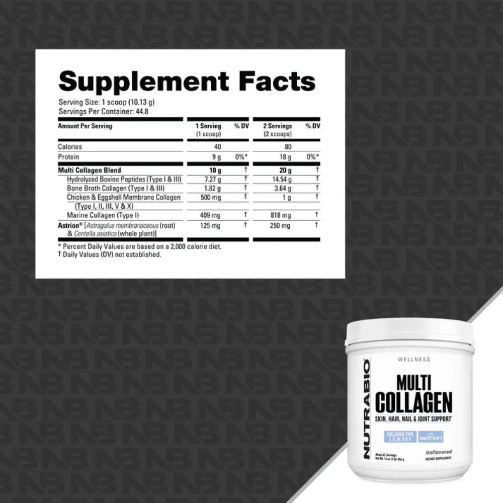 NutraBio Nutrabio Multi Collagen 1lb 