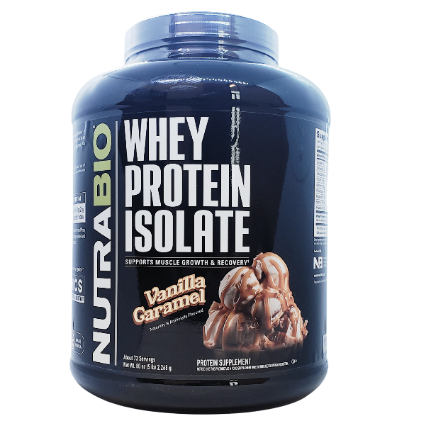  NutraBio 100% Whey Protein Isolate 75 Servings 
