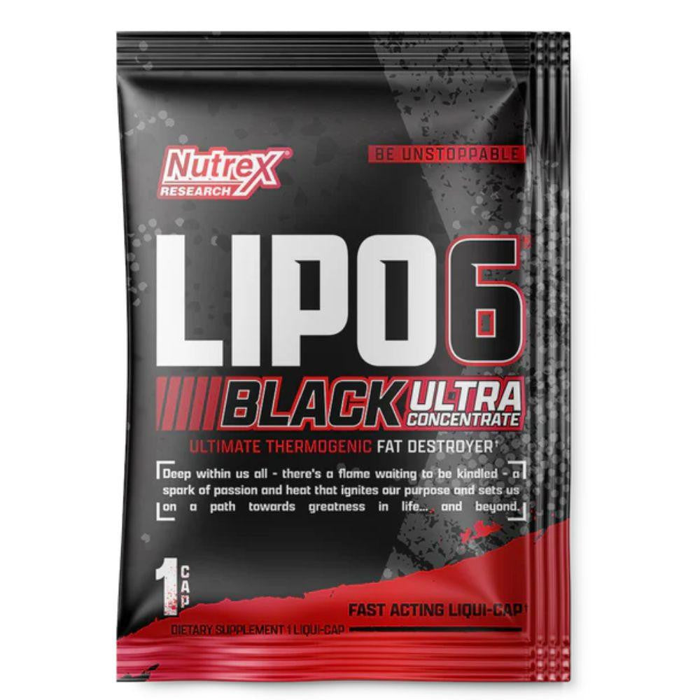 CLEARANCE: Nutrex Lipo 6 Black Ultra Sample Fat Burner 1 Cap 