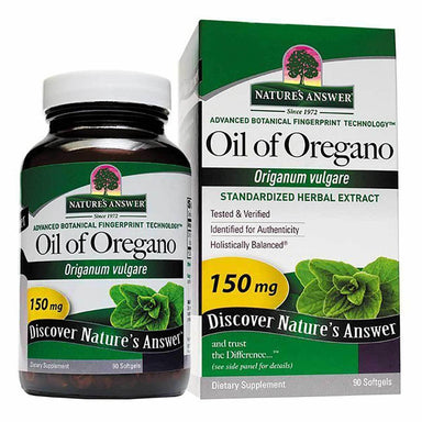  Nature's Answer Oil of Oregano 150mg 90 Softgels 