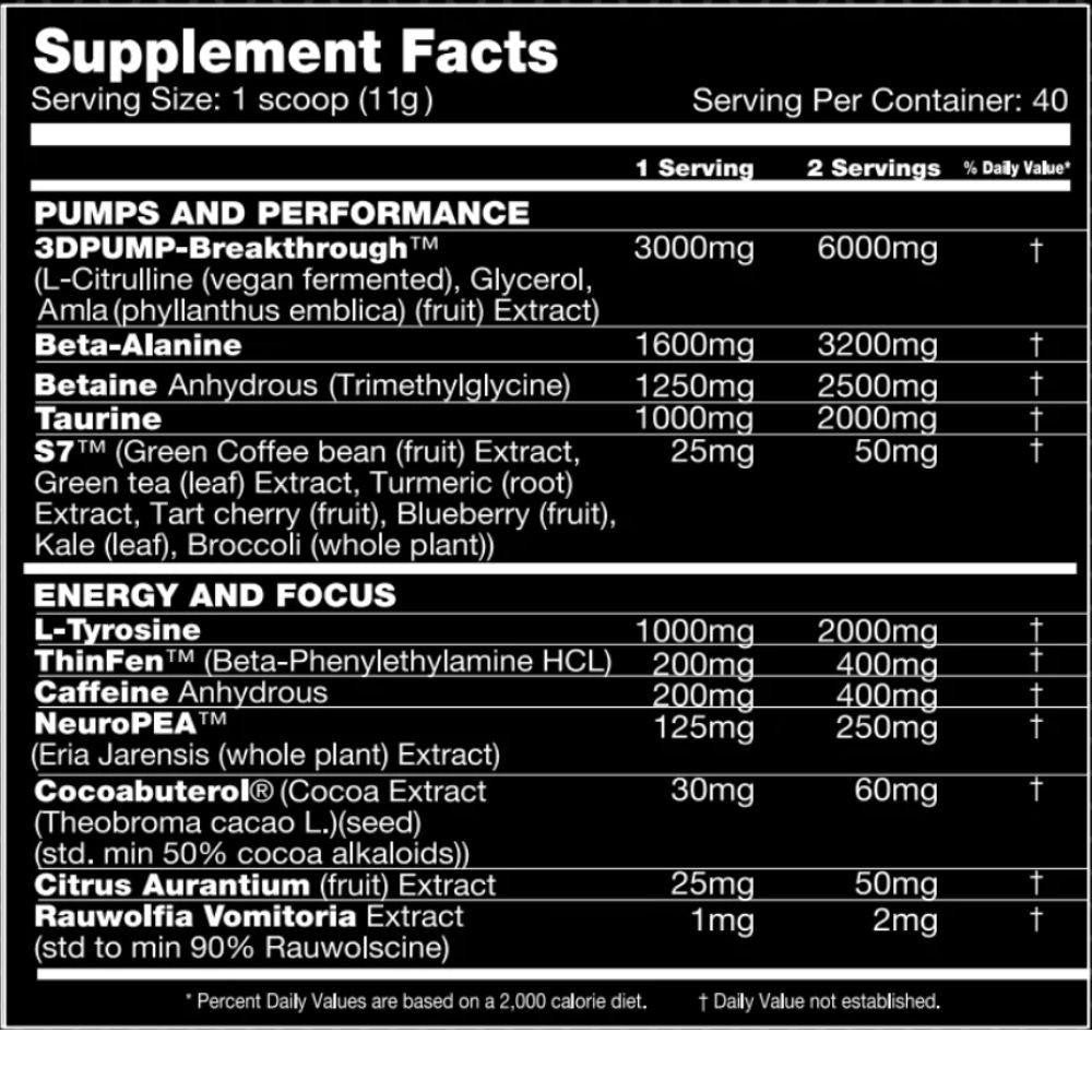  Performax Labs Hypermax Extreme 40 Servings 