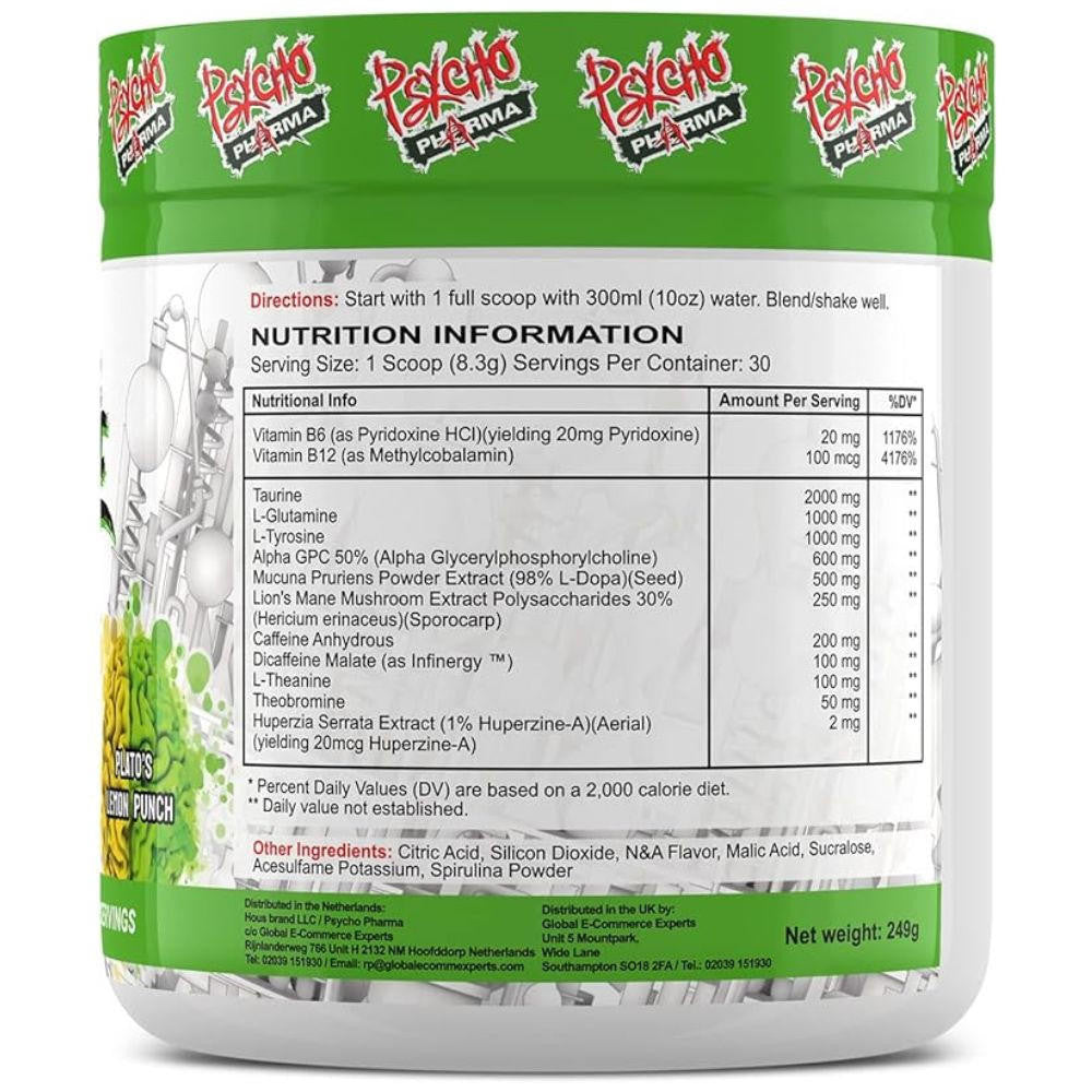 Psycho Pharma Pscyho Pharma Infinite Brain 30 Servings 
