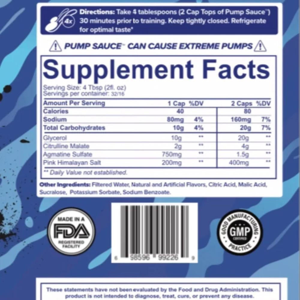  Pump Sauce Liquid Pump Agent 16/32 Servings 