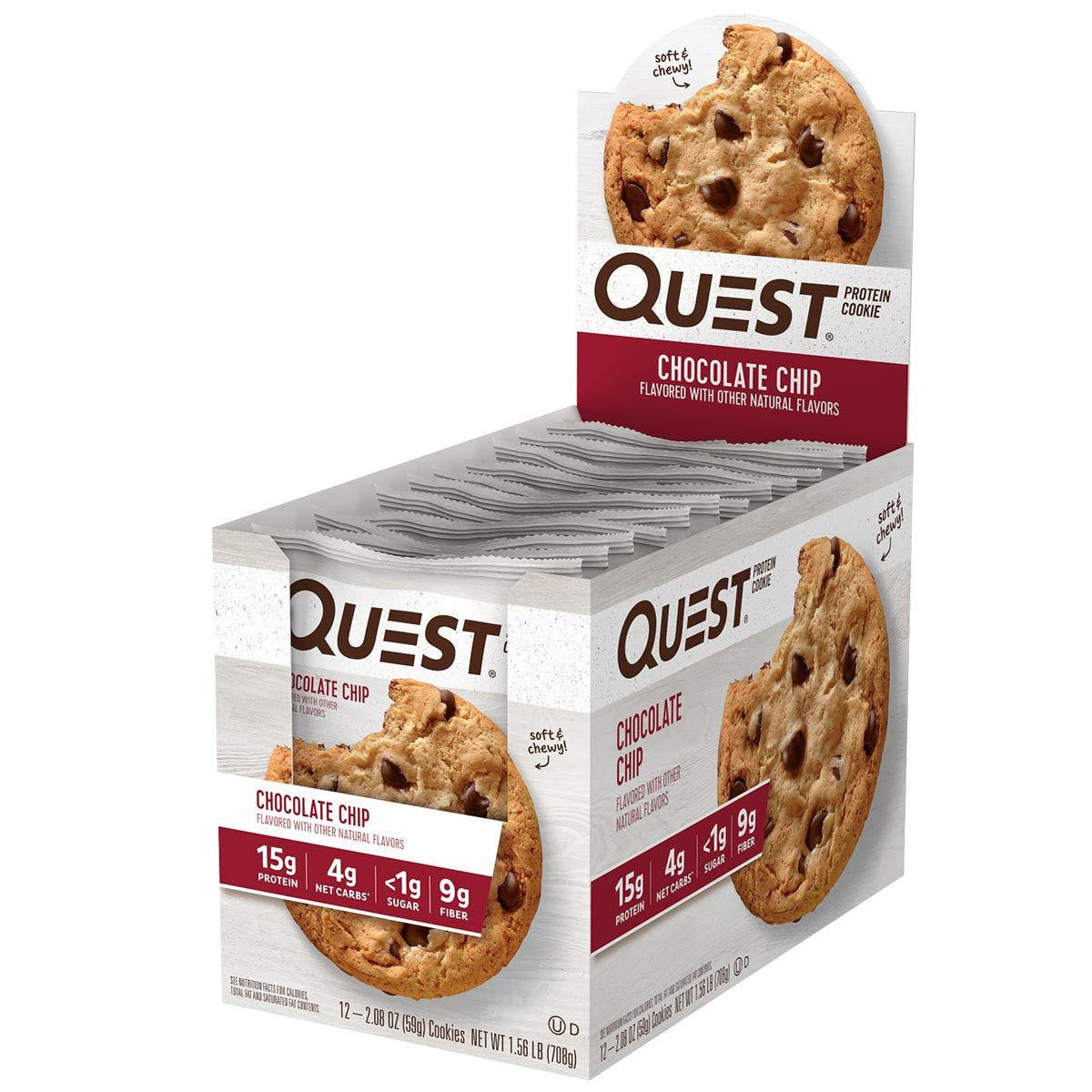  Quest Nutrition Cookies 12/Box 