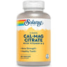  Solaray 1:1 Ratio Cal-Mag Citrate 180 Capsules 