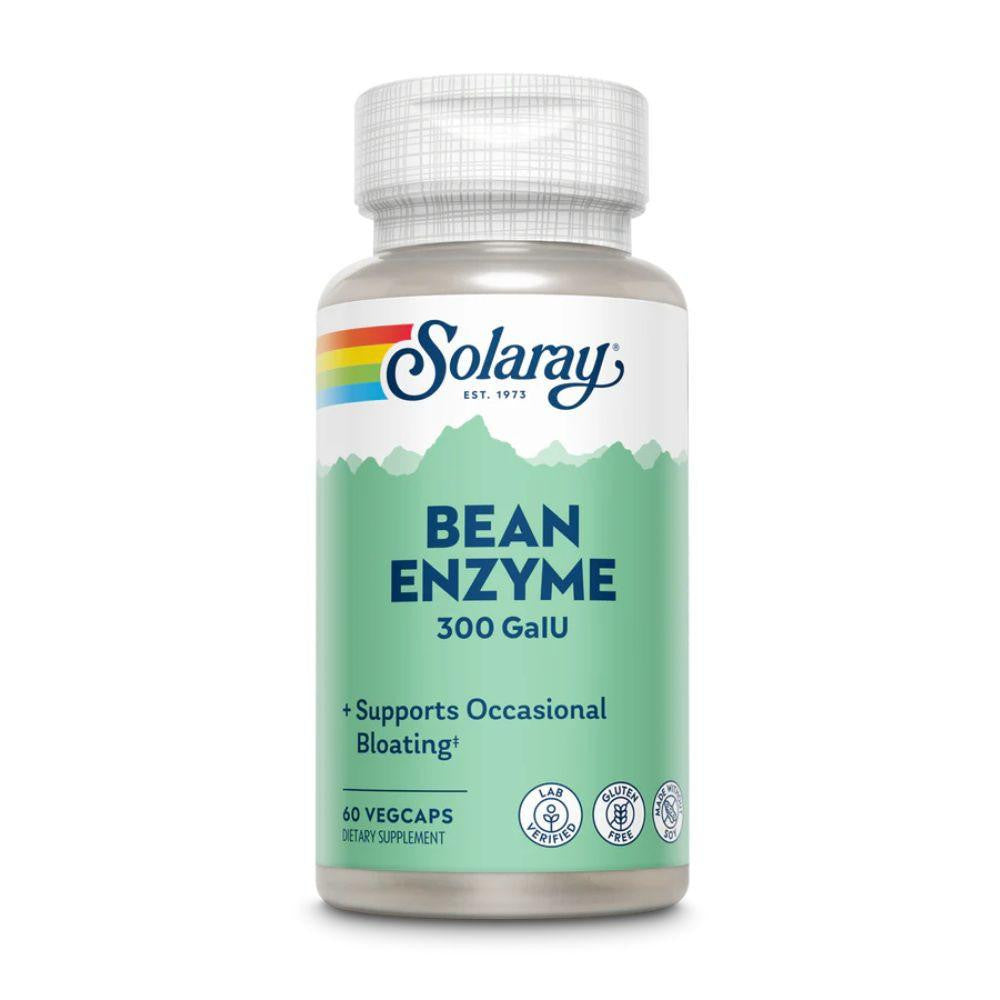  Solaray Bean Enzyme 60 Capsules 