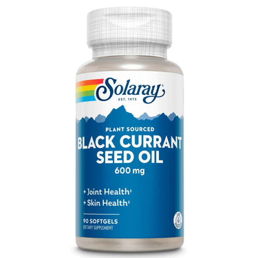  Solaray Plant Sourced Black Currant Seed Oil 600mg 90 Softgels 
