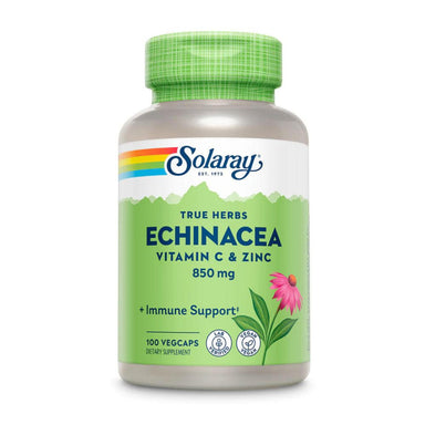  Solaray Echinacea w/ Vitamin C & Zinc 100 Capsules 