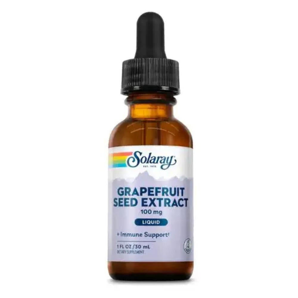  Solaray Grapefruit Seed Extract 100mg 1 fl oz 