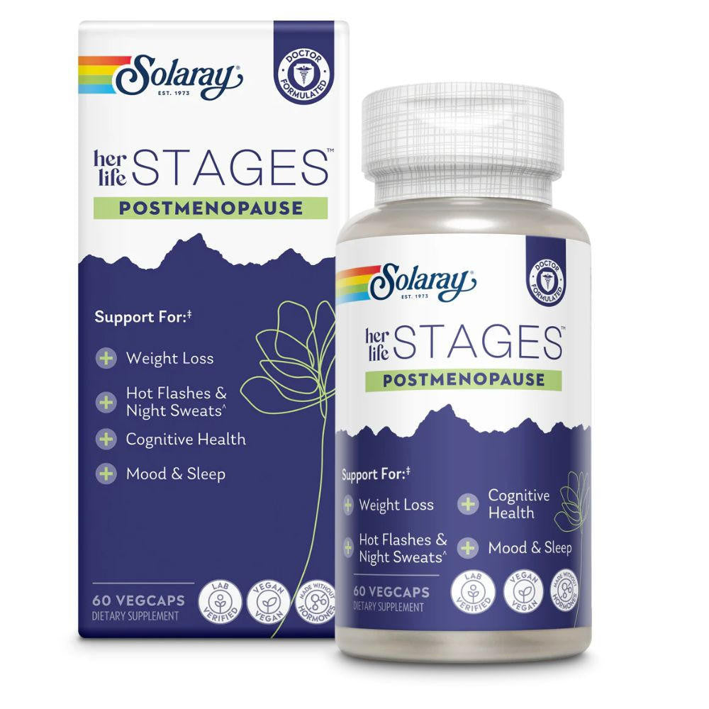  Solaray Her Life Stages Postmenopause 60 Capsules 