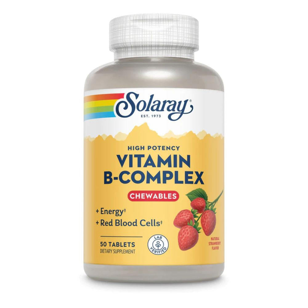  Solaray B-Complex Chewables 50 Tablets 