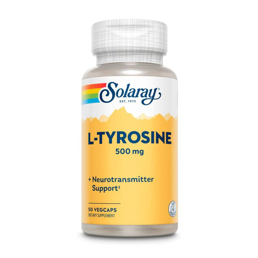  Solaray  L-Tyrosine 500mg 50 Caps 