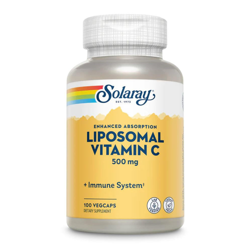 Solaray Liposomal Vitamin C 500mg 100 Capsules 