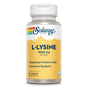  Solaray L-Lysine 1,000mg 90 Tablets 