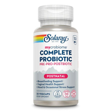  Solaray Mycrobiome Complete Probiotic Postnatal 30 Capsules 