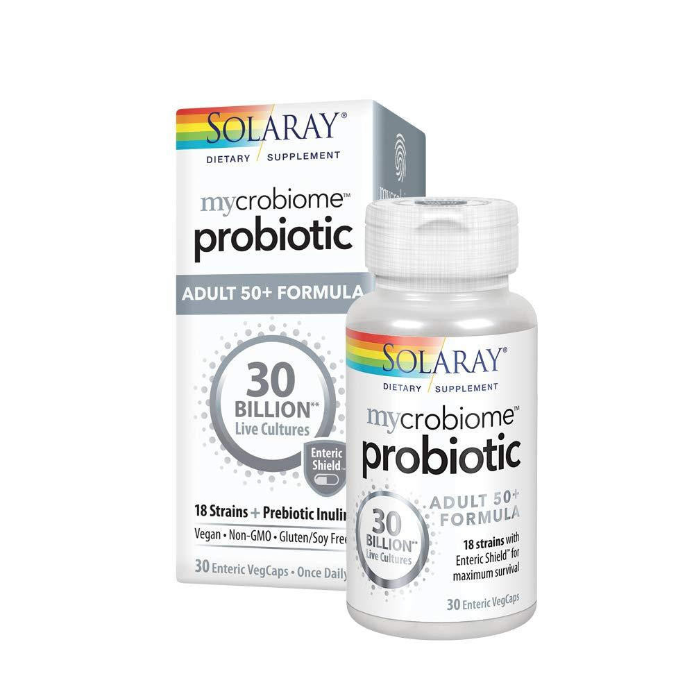  Solaray Mycrobiome Probiotic Adult 50+ 30 VC 