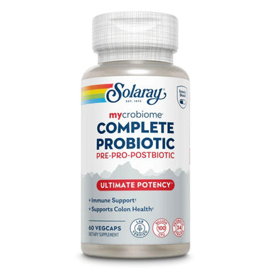  Solaray Mycrobiome Complete Probiotic Ultimate Potency 60 Capsules 