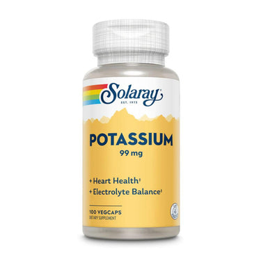  Solaray Potassium 99mg 100 Caps 
