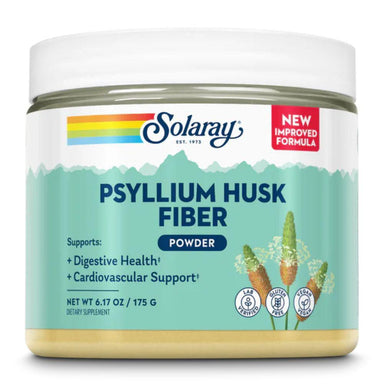  Solaray Psyllium Husk Fiber Powder 50 Servings 