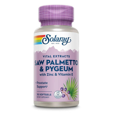  Solaray Saw Palmetto & Pygeum 60 Capsules 