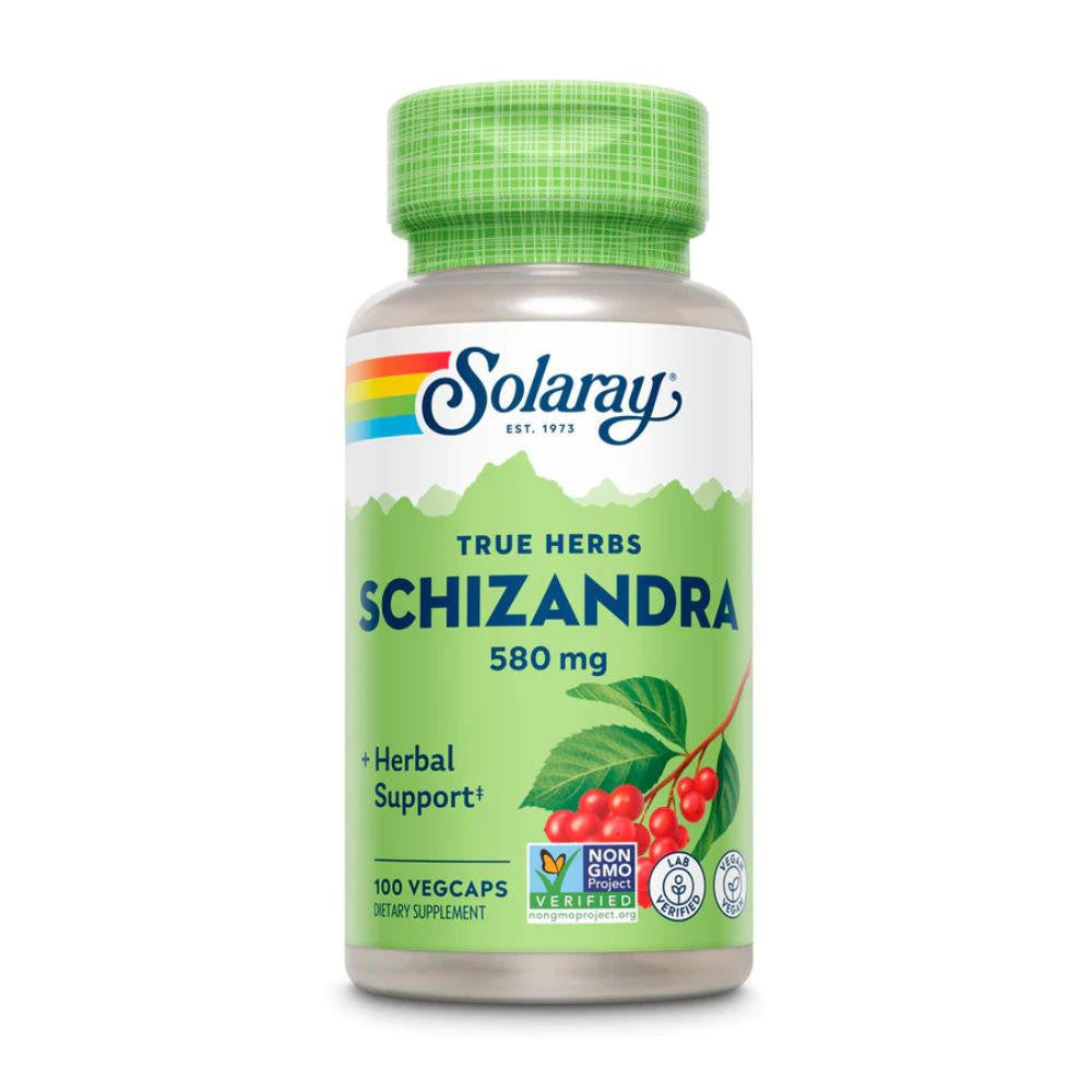  Solaray Schizandra Berries 580mg 100 Caps 