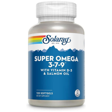  Solaray Super Omega 3-7-9 120 Softgels 