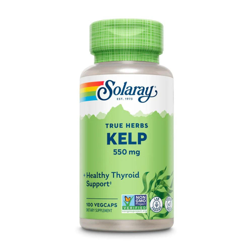  Solaray Kelp with Folic Acid 100 Caps 