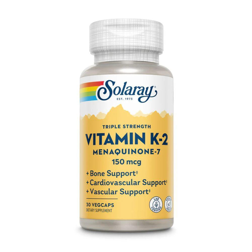  Solaray Vitamin K-2 30 Capsules 
