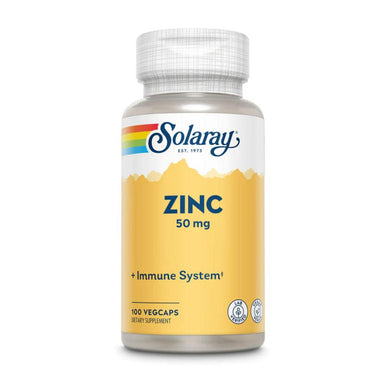 Solaray Zinc 50mg 100 Caps 