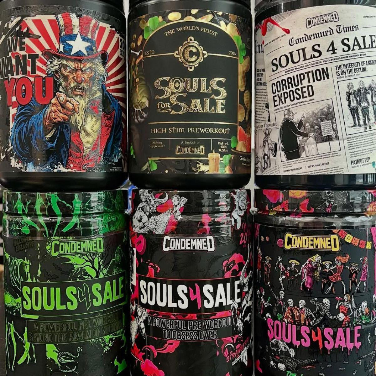 Condemned Labratoriez Condemned Labz Souls 4 Sale Cherry Slush 20 Servings 