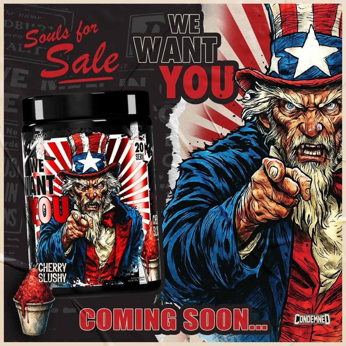 Condemned Labratoriez Condemned Labz Souls 4 Sale Cherry Slush 20 Servings 