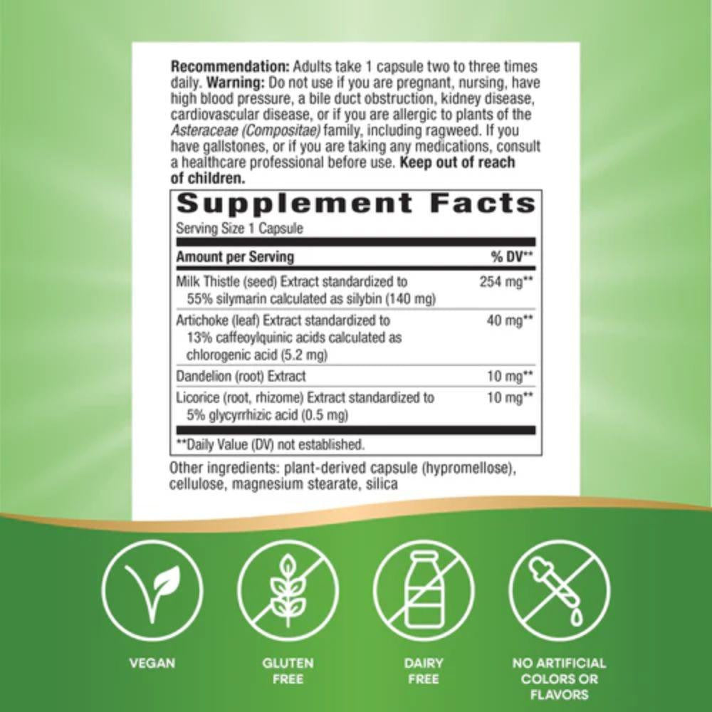  Nature's Way Milk Thistle 120 Capsules 