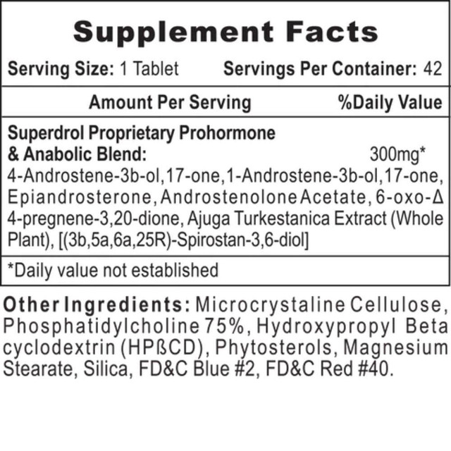 Hi-Tech Pharmaceuticals Superdrol 42CT