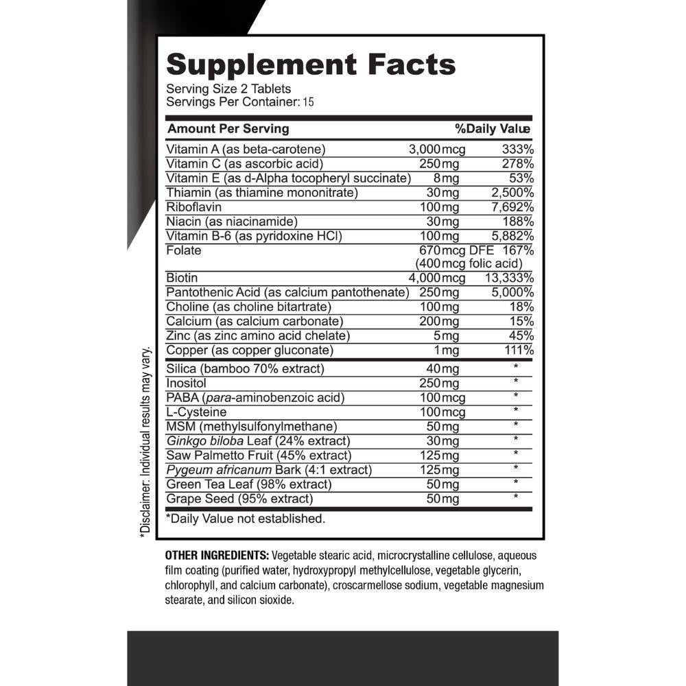  Vigor Labs Wolf's Mane 30 Tablets 