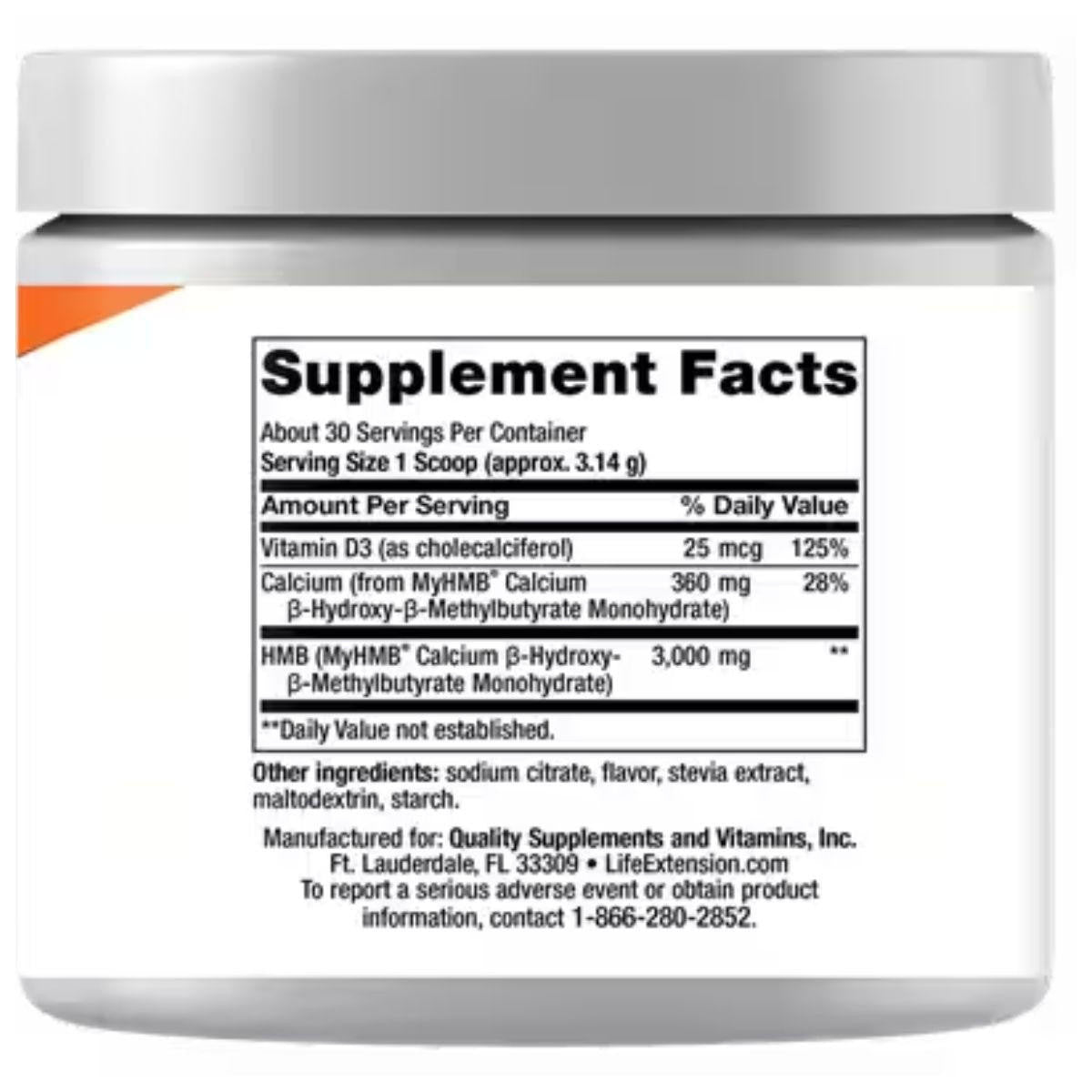  Life Extension Wellness Code Muscle Strength & Restore Powder 30 Servings 