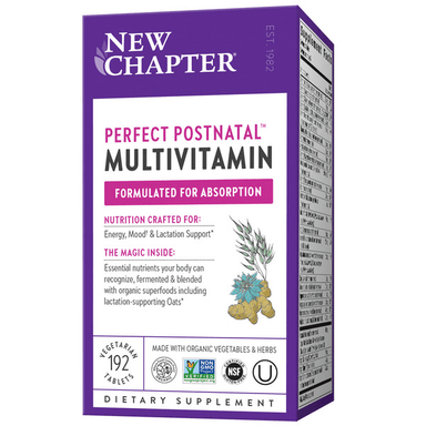  CLEARANCE: New Chapter Perfect Postnatal Multivitamin 192ct EXP 04/2026 