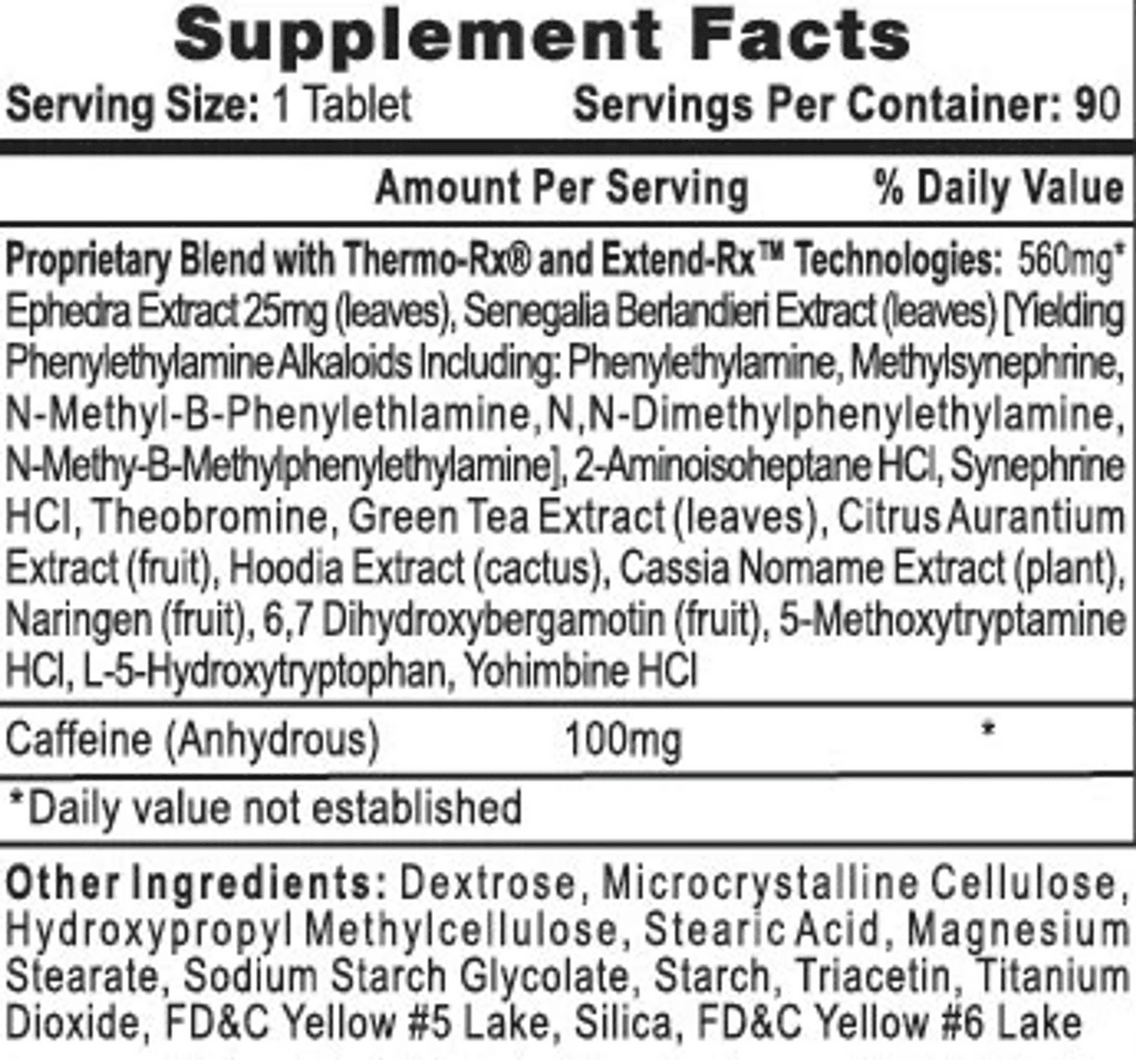 Best Price Nutrition Yellow Diamond Cutter 90ct 