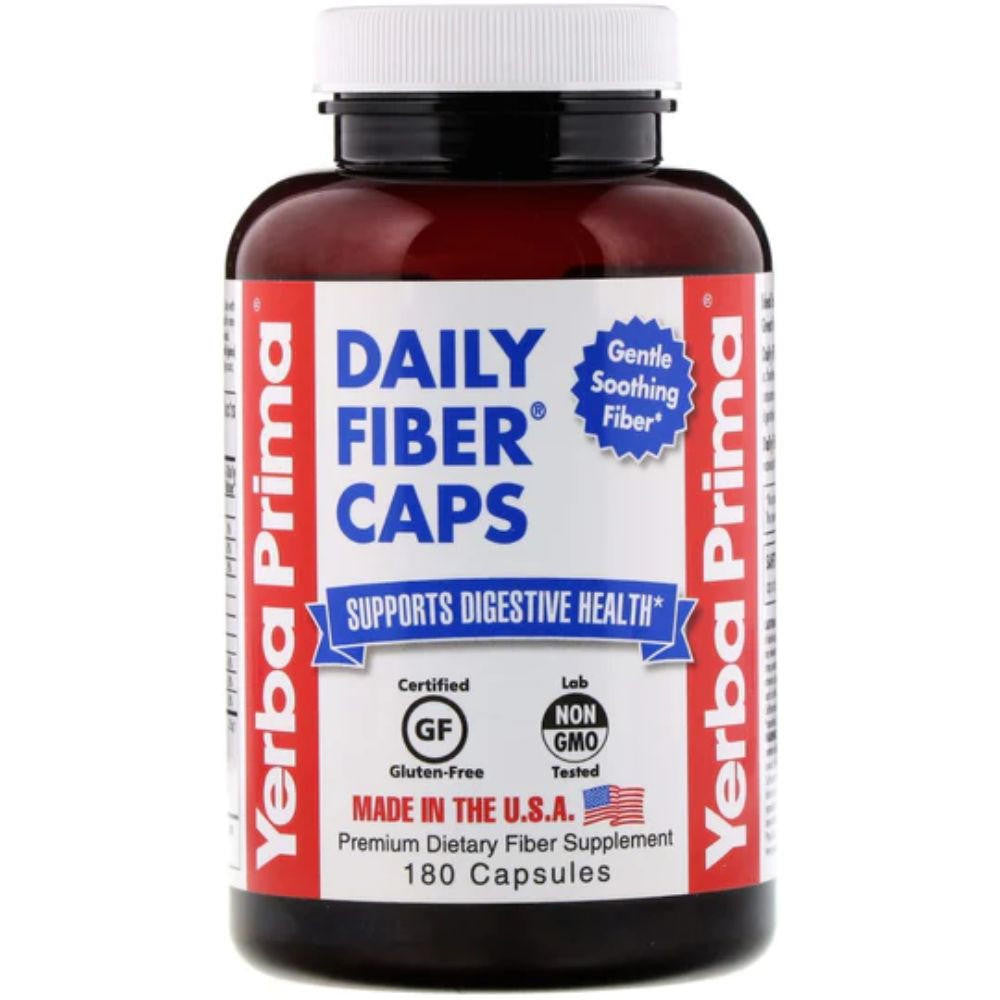  Yerba Prima Daily Fiber Caps 180 Capsules 