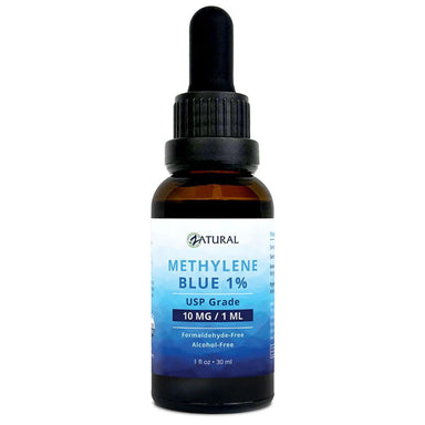  Zatural Methylene Blue 1% USP Grade 10mg 1floz. 
